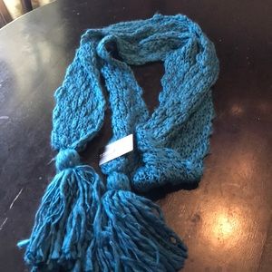 NWT Teal 10 ft Scarf by Ana / 100 Acrylic